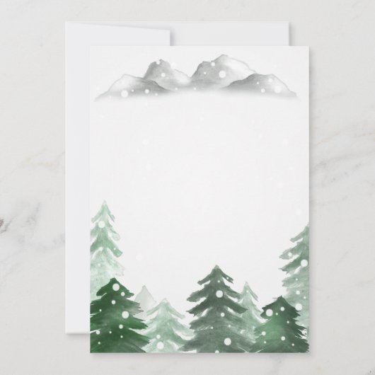 Waldlichter Save the Date (Rückseite)