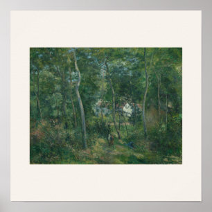 Waldlichtung von Renoir - impressionistische Kunst Poster