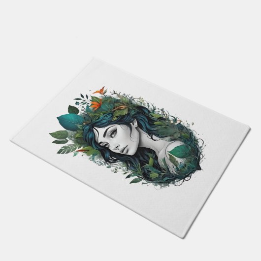 Waldlied Fußmatte (Schrägansicht)