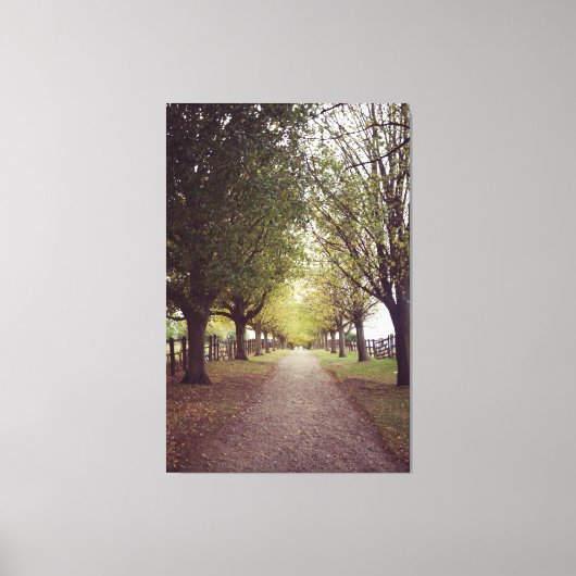 Waldlinie Leinwanddruck (Vorderseite)