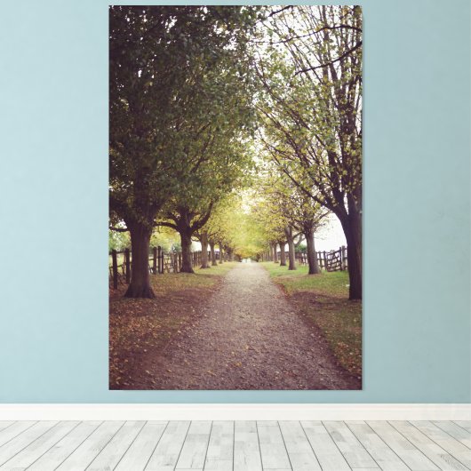 Waldlinie Leinwanddruck (Insitu (Holzboden))