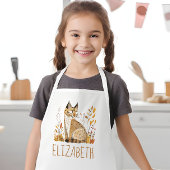 Waldluchs süß personalisiert kinderschürze
