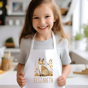 Waldluchs süß personalisiert kinderschürze
