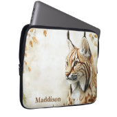 Waldluchs Wildtier Natur Name Laptopschutzhülle (Vorne Rechts)