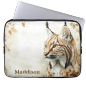 Waldluchs Wildtier Natur Name Laptopschutzhülle (Vorderseite)