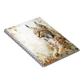 Waldluchs Wildtier Natur Notizblock (Rechte Seite)