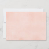 Waldmädchen erstes Foto zum 1. Geburtstag Einladung (Rückseite)