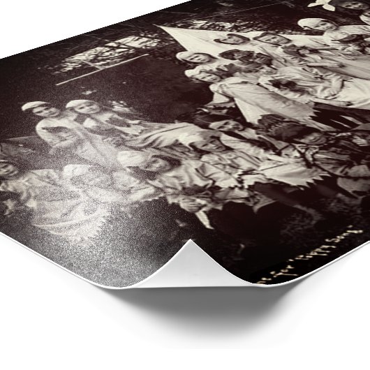 Waldmädchen Fotodruck (Ecke)