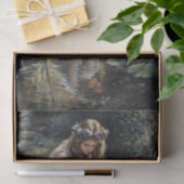 Waldmädchen von Stream Decoupage Seidenpapier (Geschenk)