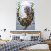 Waldmärchenvibes Leinwanddruck (Insitu (Schlafzimmer))