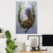 Waldmärchenvibes Poster (Heimbüro)