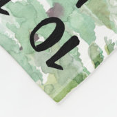 Waldmeilenstein-Wachstums-Decke Fleecedecke (Ecke)