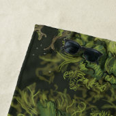 Waldmoos-Magie-Drache Strandtuch (Beispiel)