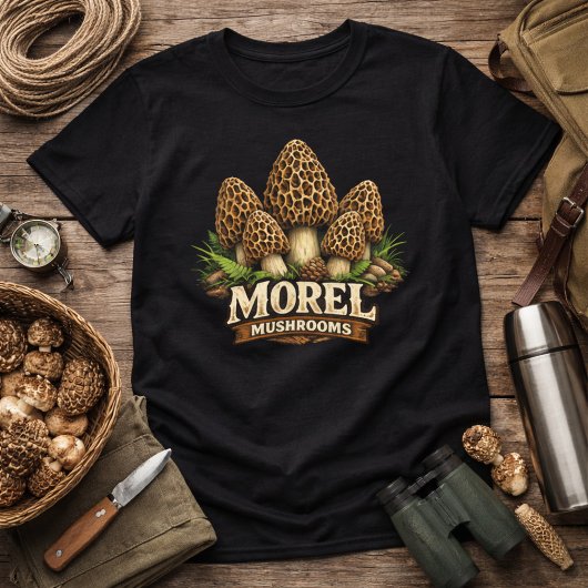 Waldmorchel-Pilze T-Shirt
