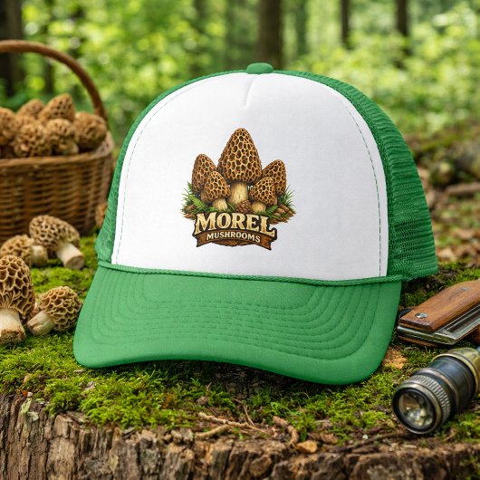 Waldmorchel-Pilze Truckerkappe