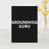 Waldmurmeltier Bekleidung - Lustige niedliche Wald Karte (Gelbe Blume)