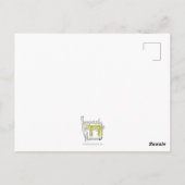 Waldmurmeltier-Dankeschön-Postkarte Postkarte (Rückseite)