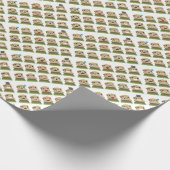 Waldmurmeltier-Emojis Geschenkpapier (Ecke)