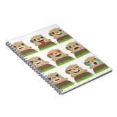 Waldmurmeltier-Emojis Notizblock (Rechte Seite)