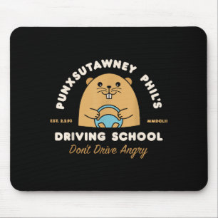 Waldmurmeltier-Fahrschule Lustige Männer Frauen Re Mousepad