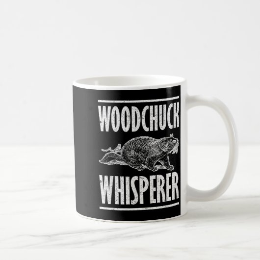 Waldmurmeltier-Flüsterer  Kaffeetasse (Rechts)