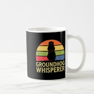 Waldmurmeltier-Flüsterer Lustiger Tierliebhaber Kaffeetasse