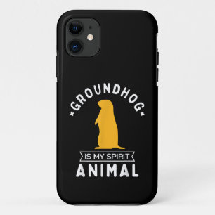 Waldmurmeltier ist mein Krafttier Lustiges Murmelt Case-Mate iPhone Hülle