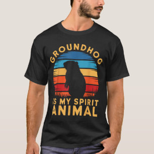Waldmurmeltier ist mein spirituelles Tier Woodchuc T-Shirt