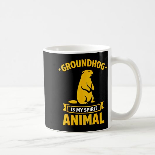 Waldmurmeltier kaffeetasse (Rechts)