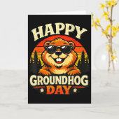 Waldmurmeltier  karte (Gelbe Blume)