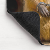 Waldmurmeltier mit Handschellen Mousepad (Ecke)