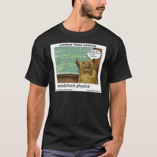 Waldmurmeltier Physik T-Shirt (Vorderseite)