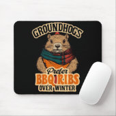 Waldmurmeltiere bevorzugen BBQ-Rippchen gegenüber  Mousepad (Mit Mouse)