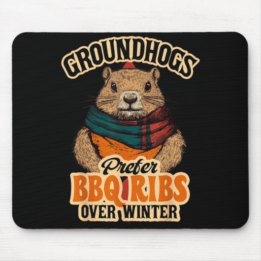 Waldmurmeltiere bevorzugen BBQ-Rippchen gegenüber  Mousepad (Vorne)