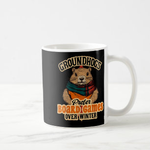 Waldmurmeltiere bevorzugen Brettspiele gegenüber W Kaffeetasse
