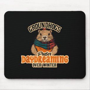 Waldmurmeltiere ziehen Tagträumen dem Winter vor Mousepad