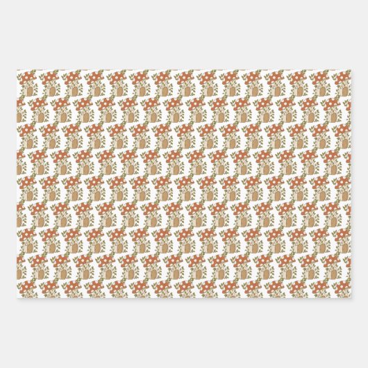 Waldmushroom Personalisiert Geschenkpapier Set (Vorderseite 2)