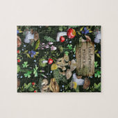 Waldmushrooms Grüne Pflanze Familiengeschenk Berry Puzzle (Horizontal)