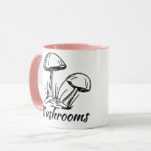 Waldmushrooms-Tasse Tasse (Vorderseite Links)