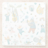 Waldmusikband Glasuntersetzer (Rückseite)