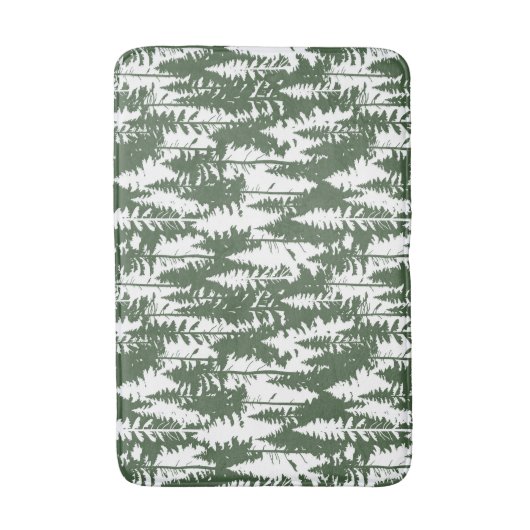 Waldmuster Badematte (Vorderseite Vertikal)