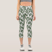 Waldmuster Capri Leggings (Vorderseite)