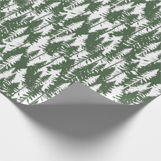 Waldmuster Geschenkpapier (Ecke)