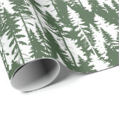 Waldmuster Geschenkpapier (Rolleneckpunkt)