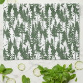 Waldmuster Geschirrtuch (Gefaltet)