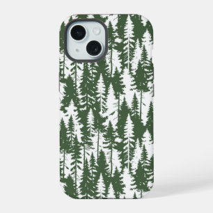 Waldmuster iPhone 15 Hülle