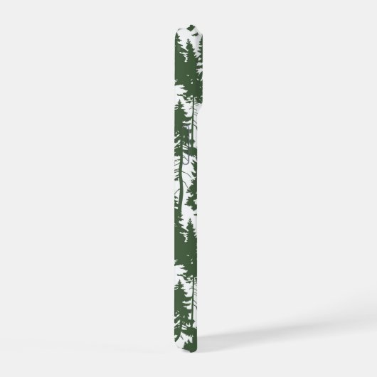 Waldmuster iPhone 15 Hülle (Rechte Seite)