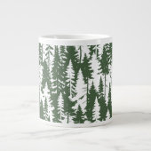 Waldmuster Jumbo-Tasse (Vorderseite)
