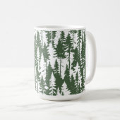 Waldmuster Kaffeetasse (VorderseiteRechts)