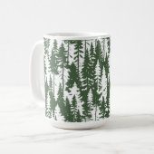 Waldmuster Kaffeetasse (Vorderseite Links)